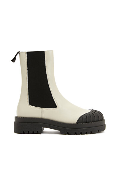 Network Kırıkbeyaz Kadın Deri Bot