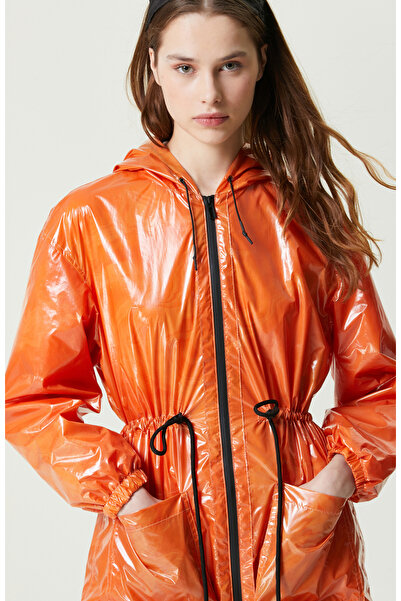 Network N-Tech Turuncu Kapüşonlu Pardesü