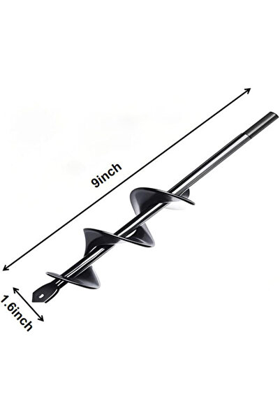 Allmart Dikim ve ayıklama burgu matkap uçları Çelik 4cm * 22cm