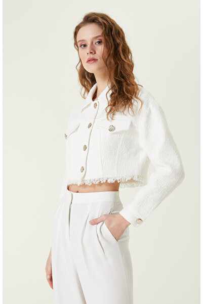 Network Ekru Tweed Ceket