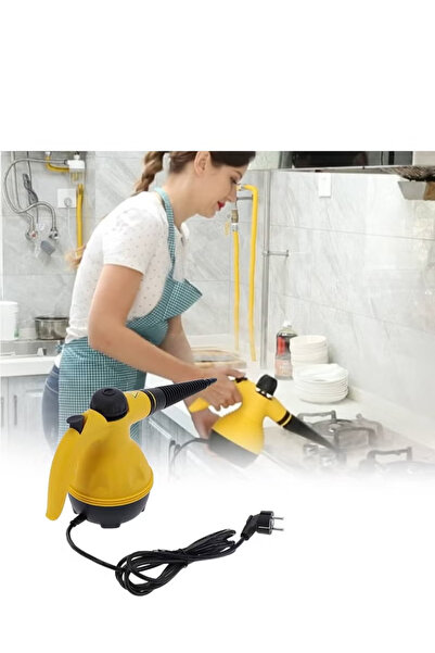 Denx منظف بخاري متعدد الأغراض 14 في 1 مع عصا طويلة 1200 واط وسعة مياه 350 مل