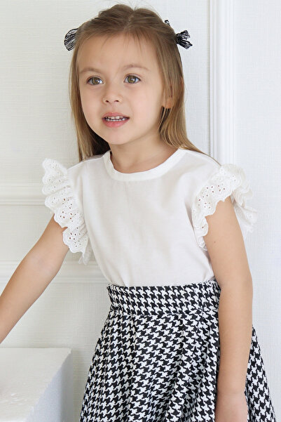 Parla Kids Girl's Kyle Sleeveless Blouse Skirt Buckle Set