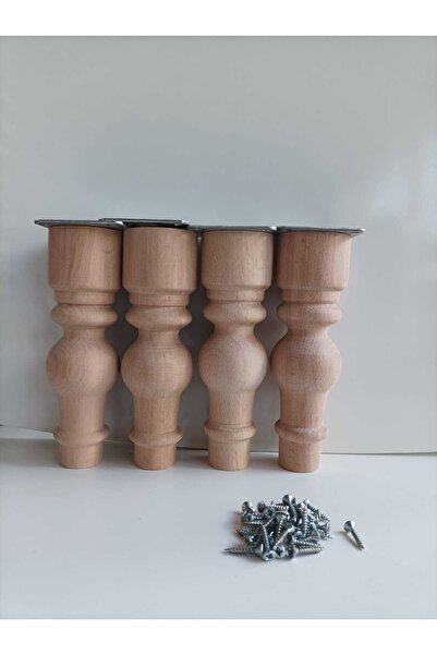 Dijital Bazar DİJİTAL BAZAR SÜMBÜL 17 CM 4 LÜ HAM TORNA AYAK