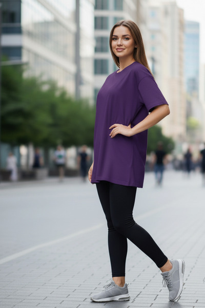 UNCİA OUTDOORS MALKOÇBEY ΜΗ ΕΚΤΥΠΩΜΕΝΟ OVERSIZE UNISEX BASIC T-SHIRT