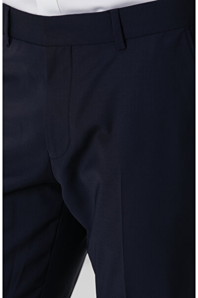 Network Lacivert Yün Karışımlı Takım Elbise