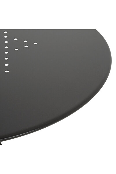 Maison Mex Round garden/terrace table BOULEVARD H.71 D.65 black