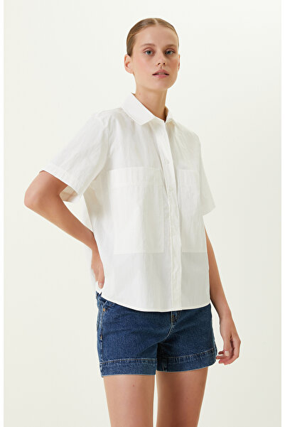 Network N-Tech Beyaz Kısa Kollu Gömlek