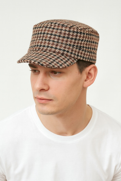 ZERAMİNE قبعة كاسترو مبطنة للجنسين – موديل أنيق ذو ملمس صوفي