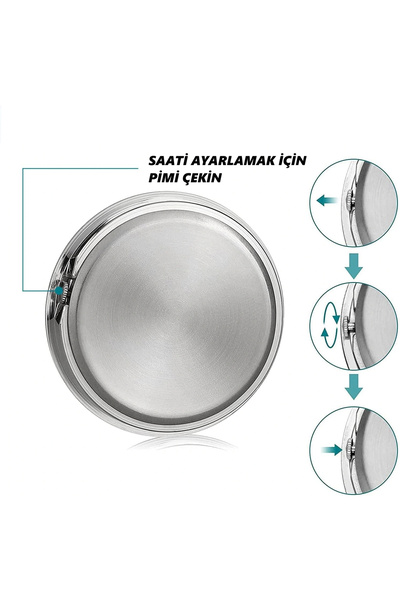 DailyTech Aydınlık Araç Araba Tekne Bisiklet İçin Mini Kuvars Saat