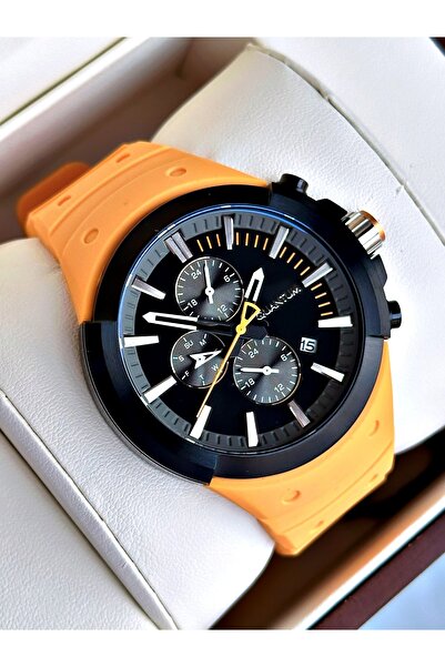 Quantum Fonksiyonlu 24 Ay Garantili Silikon Kordon Çelik Kasa Erkek Kol Saati...