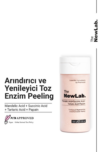 The NewLab Arındırıcı Ve Yenileyici Enzim Peeling 100g(MANDELİC ACİD SUCCİNİC ACİD TARTARİC ACİD PAPAİN)