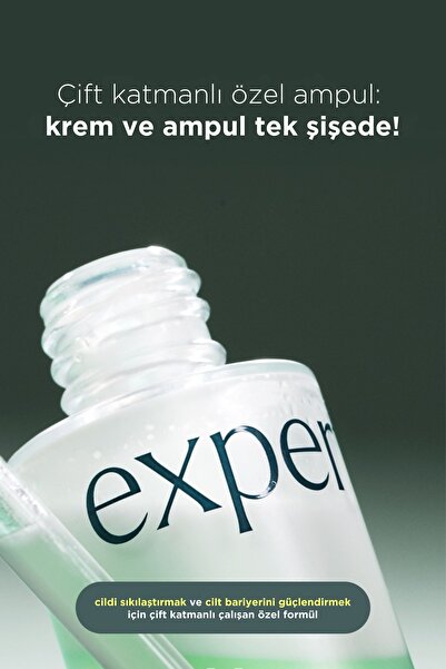 Ariul Expert Green Cera Cream Ampoule 30ml-Elastikiyet Cilt Bariyeri Onarıcı Seramid&Retinol Vegan Ampul