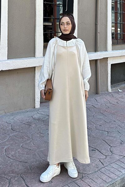 lamelif Askılı Scuba Jile Taş