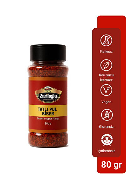 Zarifoğlu Tatlı Pul Biber 80 gr - Katkısız Doğal