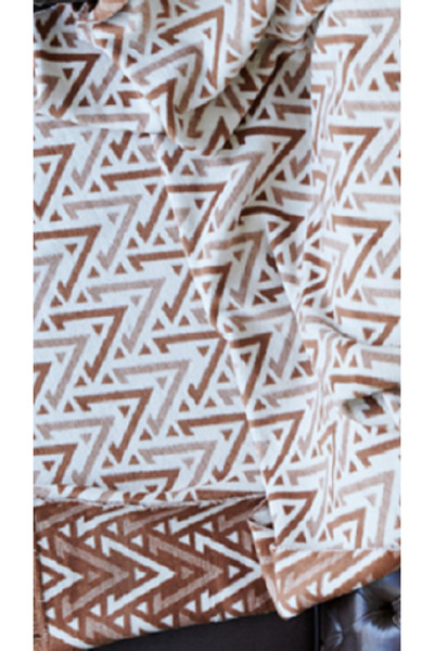 Sesli Home Single Plush Blanket - Beige