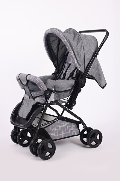 Jusso Dido Comfort Line Çift Yönlü Gri Bebek Arabası