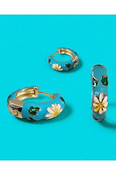 AURA Mineli Halka Küpe