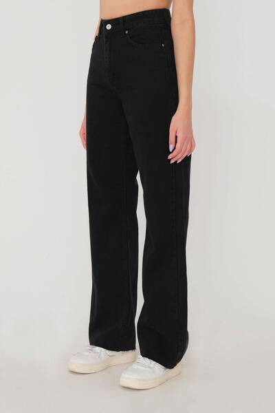 Addax Джинси з високою талією і широкими штанинами PN1077-PNF