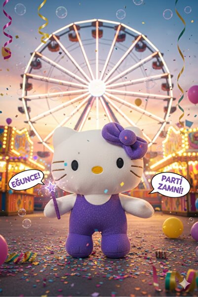 Pufline Hello Kitty Peluş Oyuncak (35 CM)
