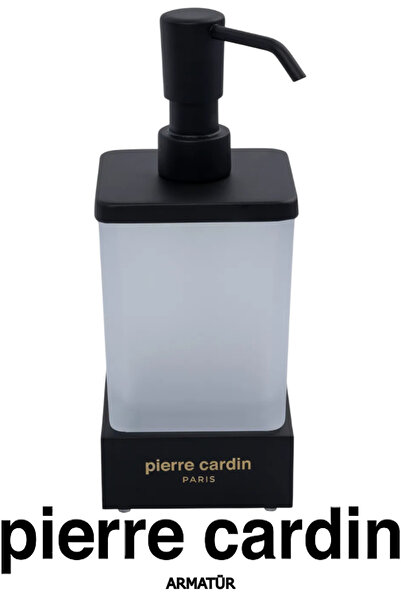 Pierre Cardin Roma Set Üstü Sıvı Sabunluk Siyah – Banyo Aksesuarı Sıvı Sabunluk