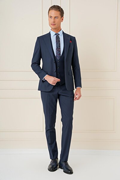 Efor TK 904 Slim Fit Lacivert Spor Takım Elbise