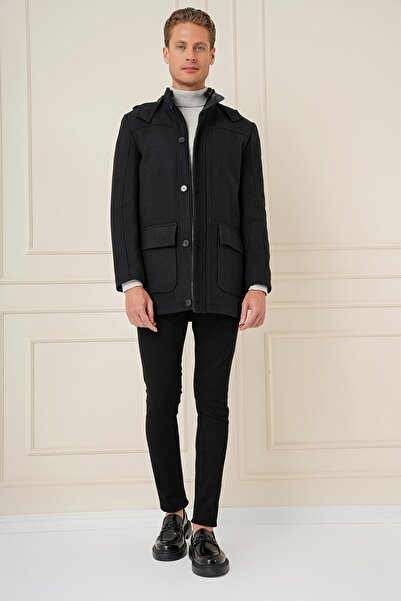 Efor KA 083 Slim Fit Siyah Spor Kaban