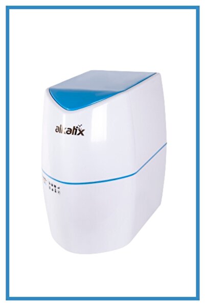 alkalix 13 Aşamalı Kapalı Kasa Premium Compact Pompasız Mineralli 8 Litre Mav...