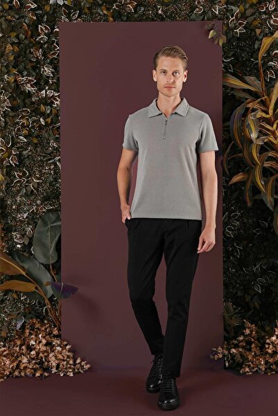 Efor P 1131 Slim Fit Siyah Spor Pantolon