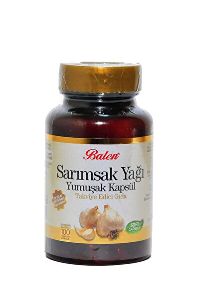 Balen Sarımsak Yağı Yumuşak Kapsül 100 Adet Kapsül 450 Mg