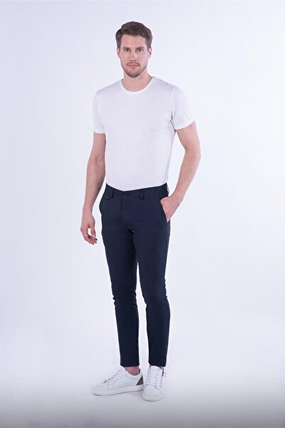 Efor P 1076 Slim Fit Lacivert Spor Pantolon