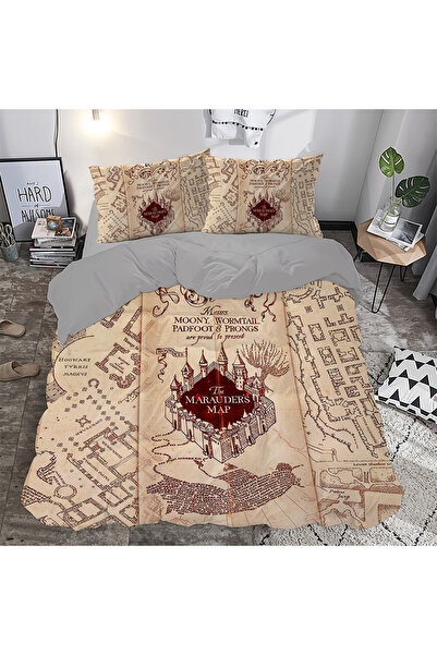 hediyechy Hediye Nevresim   HARRY POTTER   BASKILI çift kişilik nevresim takı...