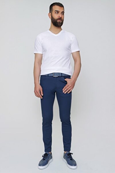 Efor P 1087 Slim Fit Lacivert Spor Pantolon