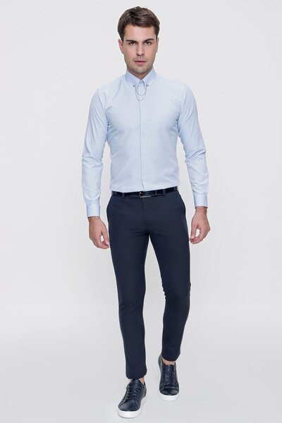 Efor P 1086 Slim Fit Lacivert Spor Pantolon