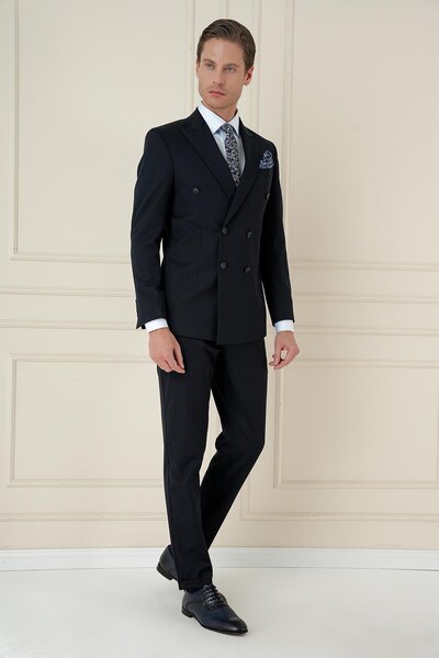 Efor TK 905 Slim Fit Lacivert Spor Takım Elbise