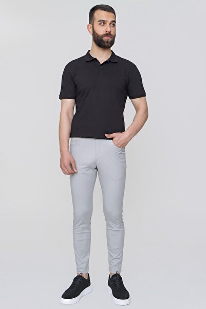 Efor P 1087 Slim Fit Gri Spor Pantolon
