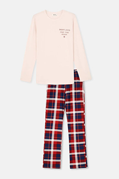 Eros Ecru Long Sleeve Pajama Set