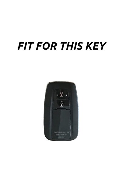 OEM Husă roșie pentru cheie Toyota Camry Prius Corolla C-HR CHR Prado 2018 RAV4 2 butoane