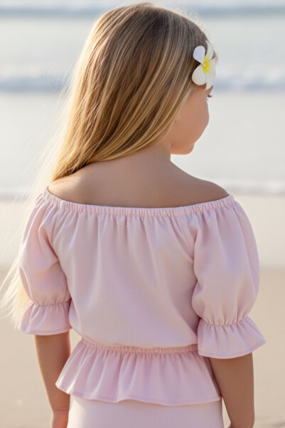 Parla Kids Alina Madonna Powder Pink Girl's Skirt and Blouse Set