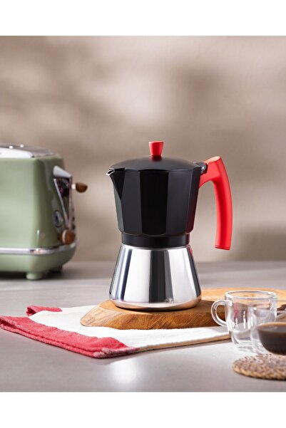 Madame Coco Carla Moka Pot - Black - 450 ml