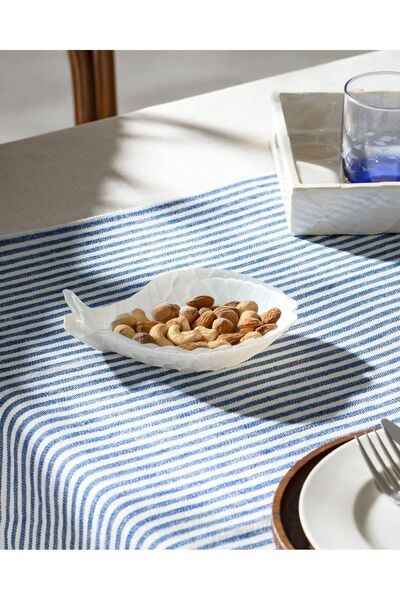 Madame Coco Poisson Plate - Small Size - White