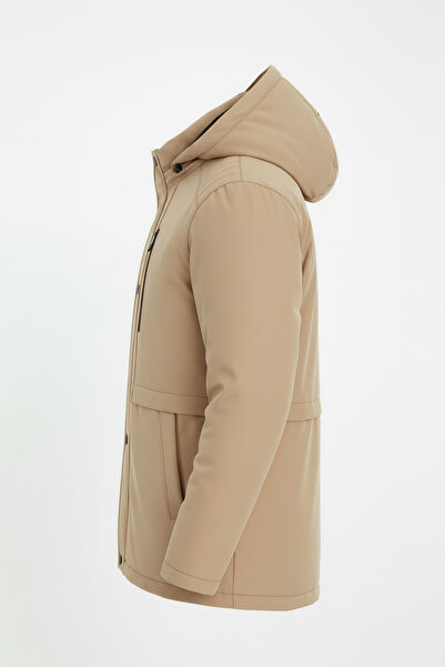 CIVILTIPOLO Wind and Waterproof Coat & Jacket with Thick Fur Inside and Detachable Hood