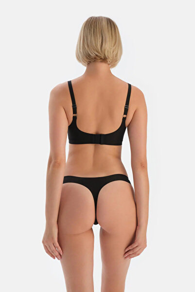 Eros Chiloți negri cu tanga