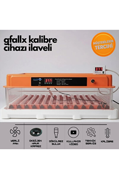 Evonest Kuluçka Makinesi GFALLX dönüşüm-Ek -120 Yumurtalık | Turuncu Renk