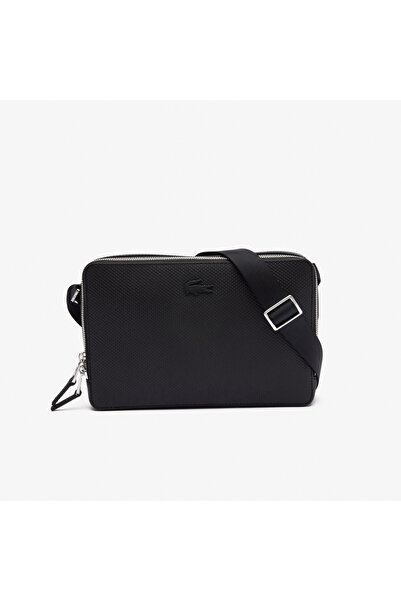Lacoste Chantaco Erkek Deri Siyah Postacı Çantası