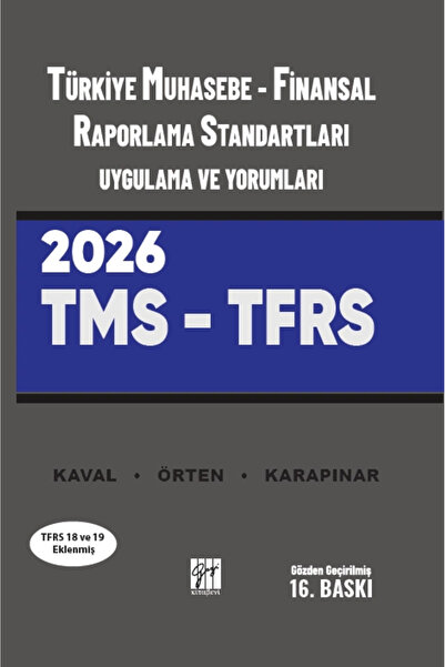 Gazi Kitabevi Türkiye Muhasebe-finansal Raporlama Standartları Uygulama Ve Yo...