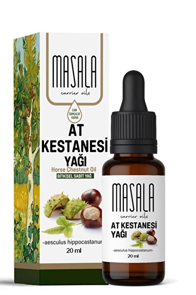Masala Horse Chestnut Oil 20 ml – 100% Pure and Natural – Horse Chestnut Oil