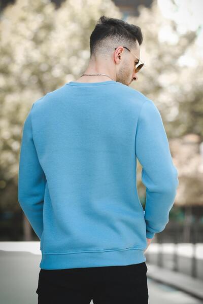 Oksit Φούτερ Gomez με λεπτή εφαρμογή, τριών κλωστών, με επένδυση από βαμβάκι, με λαιμόκοψη ποδηλατικού τύπου