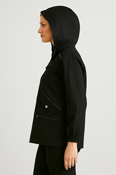 Vedi Kapşonlu Kısa Ceket 6701-26k