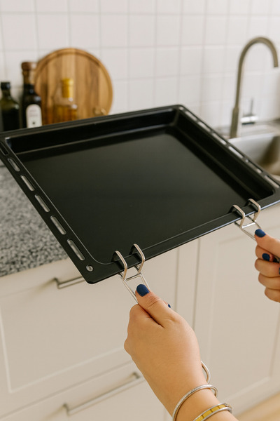 DAMLORA صينية الفرن وحامل الشواية 2 قطعة