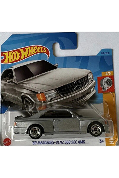 HOT WHEELS Tekli Arabalar 89' Mercedes-Benz 560 Sec Amg Gri 560-HKK85